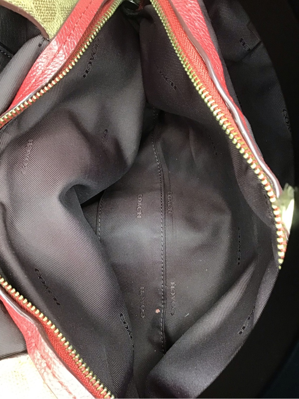 Coach Dalton 31 triple compartment shoulder hobo bag signature leather - Picture 13 of 16